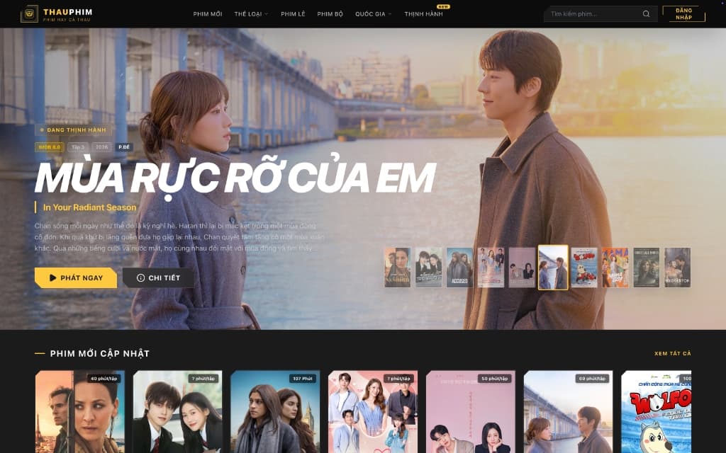 ThauPhim Web interface preview